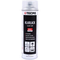 6x TECPO Klarlack Autolack glänzend Sprühlack,...