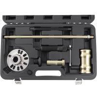 TECPO 3in1 Hydraulischer Ausdrücker-Satz für Antriebswellen Radlager, 98-125 mm + Kraft-Steckschlüssel- und Bit-Satz