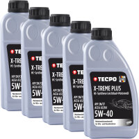 5L TECPO 5W-40 X-TREME PLUS Motoröl für VW...