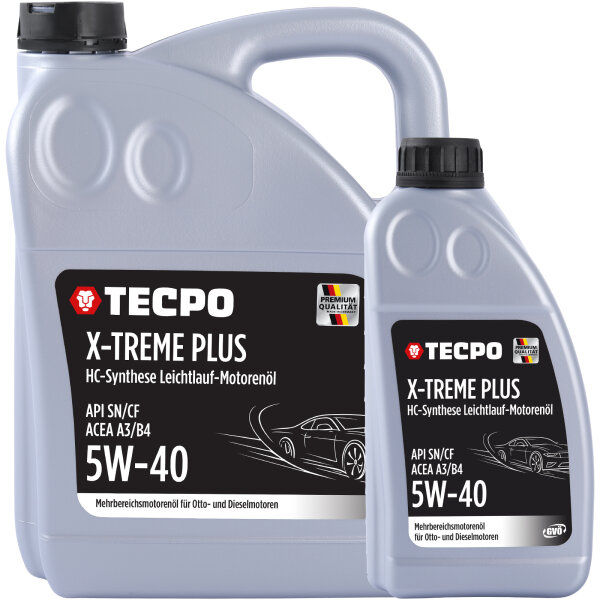 6L TECPO 5W-40 X-TREME PLUS Motoröl für VW 502.00 505.00 MB 229.3 226.5 BMW LL-01 LL-98
