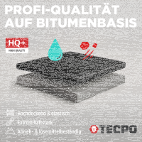 TECPO Unterbodenschutz schwarz Bitumen Steinschlagschutz, 2 Liter