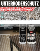 TECPO Unterbodenschutz schwarz Bitumen Steinschlagschutz, 2 Liter