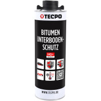 TECPO Unterbodenschutz schwarz Bitumen Steinschlagschutz, 3 Liter