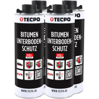 TECPO Unterbodenschutz schwarz Bitumen Steinschlagschutz,...
