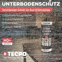 TECPO Unterbodenschutz schwarz Bitumen Steinschlagschutz,...
