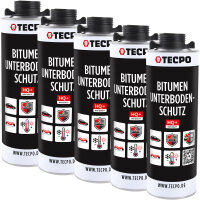 TECPO Unterbodenschutz schwarz Bitumen Steinschlagschutz,...