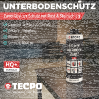 TECPO Unterbodenschutz schwarz Bitumen Steinschlagschutz,...