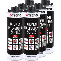 TECPO Unterbodenschutz schwarz Bitumen Steinschlagschutz,...