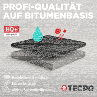 TECPO Unterbodenschutz schwarz Bitumen Steinschlagschutz, 8 Liter