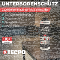 TECPO Unterbodenschutz schwarz Bitumen Steinschlagschutz,...