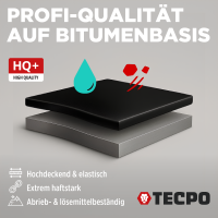 TECPO Unterbodenschutz schwarz Bitumen Steinschlagschutz, 12 Liter