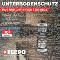 TECPO Unterbodenschutz schwarz Bitumen Steinschlagschutz,...