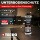 TECPO Unterbodenschutz schwarz Bitumen Steinschlagschutz, 2 Liter + Druckluft Unterbodenschutz Pistole