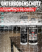 TECPO Unterbodenschutz schwarz Bitumen Steinschlagschutz, 6 Liter + Druckluft Unterbodenschutz Pistole
