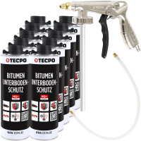 TECPO Unterbodenschutz schwarz Bitumen Steinschlagschutz,...