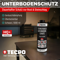 TECPO Unterbodenschutz schwarz Bitumen Steinschlagschutz,...