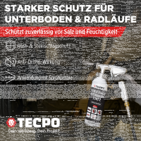 TECPO Unterbodenschutz schwarz Steinschlagschutz überlackierbar, 5 Liter