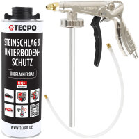 TECPO Unterbodenschutz schwarz Steinschlagschutz...