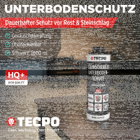 TECPO Unterbodenschutz schwarz Steinschlagschutz...
