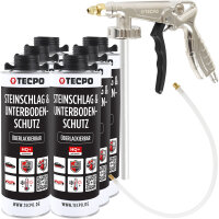 TECPO Unterbodenschutz schwarz Steinschlagschutz...