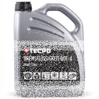 TECPO Bremsflüssigkeit DOT-4 SAE J 1703 1704 ISO 4925 DOT4, 5 Liter + Vakuumpumpe Druckpumpen Set