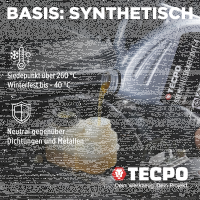 TECPO Bremsflüssigkeit DOT-4 SAE J 1703 1704 ISO 4925 DOT4, 5 Liter + Elektronischer Bremsflüssigkeitstester