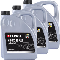 3x TECPO Hydro ISO HLP 46 PLUS Hydrauliköl, 5L