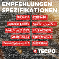 4x TECPO Hydro ISO HLP 46 PLUS Hydrauliköl, 5L
