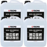 4x TECPO Reifenglanz und Gummipflege Reifen Pflege 5L