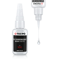3x TECPO 1K Sekundenkleber dünnflüssig 20g extra stark Superkleber Cyanacrylat Klebstoff