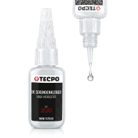 2x TECPO 1K Sekundenkleber dickflüssig 20g extra stark Superkleber Cyanacrylat Klebstoff