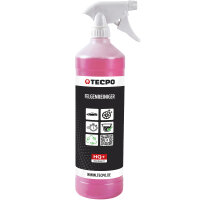 2x TECPO Felgenreiniger für Alu-, Stahl-und Leichtmetallfelgen, Fertiggemisch, säurehaltig, 1 Liter