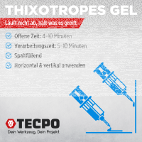 3x TECPO 2K Powerkleber High Performance 10g, Cyanacrylat-Klebstoff + 3 Mischer