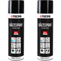 2x TECPO Kältespray Kühlspray, 500 ml