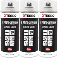 3x TECPO 1K Beispritzlack, 400 ml
