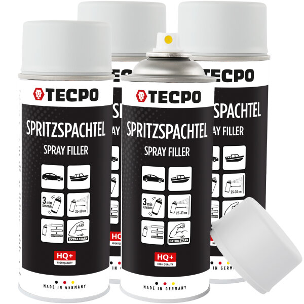 4x TECPO Spritzspachtel, 400 ml