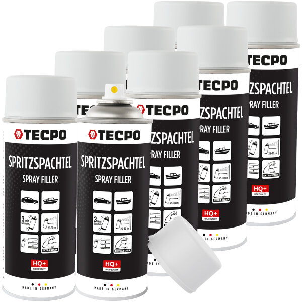 8x TECPO Spritzspachtel, 400 ml