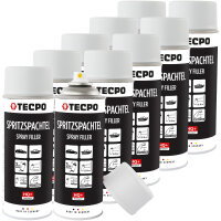 10x TECPO Spritzspachtel, 400 ml
