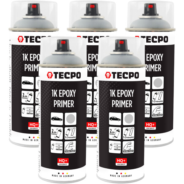 5x TECPO 1K Epoxy- Primer grau, 400 ml