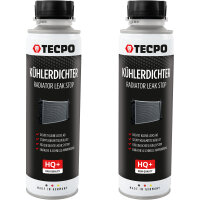 2x TECPO Kühlerdichter Radiator Leak Stop, 300 ml