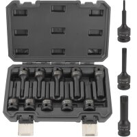 TECPO Kraft-Bit-Einsatz-Satz XZN Innen-Vielzahn 10-tlg....