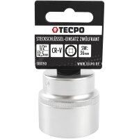 TECPO Steckschlüssel-Einsatz Zwölfkant SW 36 mm, 12,5 mm (1/2")