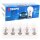 TECPO Glühbirnen-Set P21/4 12V 21/4W BAZ15D, 10 Stück