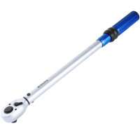 TECPO Drehmomentschlüssel (1/2") 40 - 220 Nm + Kraft-Schoneinsatz-Satz SW 17mm 19mm