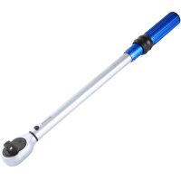 TECPO Drehmomentschlüssel (1/2") 40 - 220 Nm + Kraft-Schoneinsatz-Satz SW 17mm 19mm
