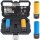 TECPO Drehmomentschlüssel (1/2") 40 - 220 Nm + Kraft-Schoneinsatz-Satz SW 17mm 19mm