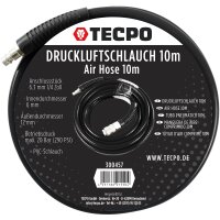 TECPO Ausblaspistolen-Satz + Druckluftschlauch 10m