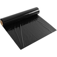 2x Stretchfolie Schwarz 23my , 2,30 kg, 500 mm