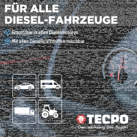 3x 300 ml TECPO DPF Reiniger ESTER