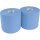 TECPO 12x Putzrolle blau 2-lagig 21x34 cm "MINI-500" (6000 Blatt)